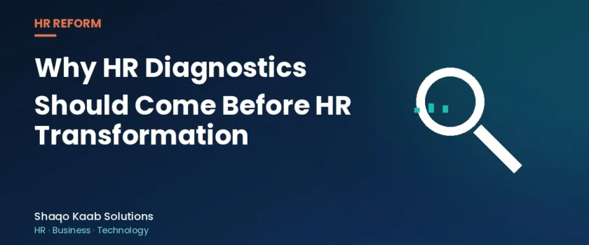 Shaqo Kaab Solutions — HR Diagnostics blog header graphic