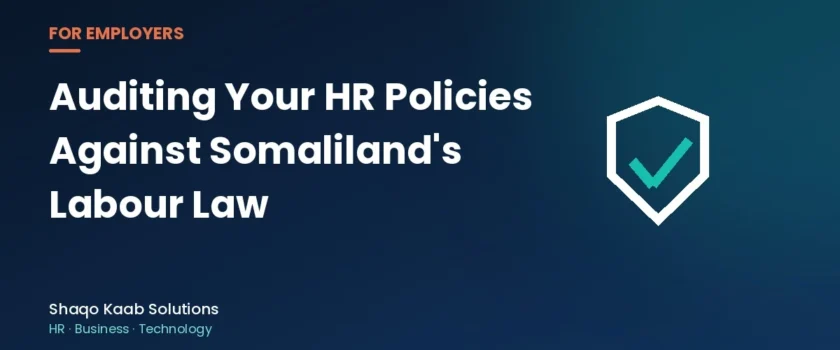 Shaqo Kaab Solutions — Labour Law Compliance blog header graphic
